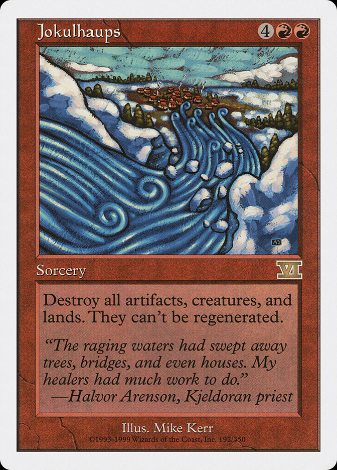 Jokulhaups [Classic Sixth Edition] MTG Single Magic: The Gathering    | Red Claw Gaming