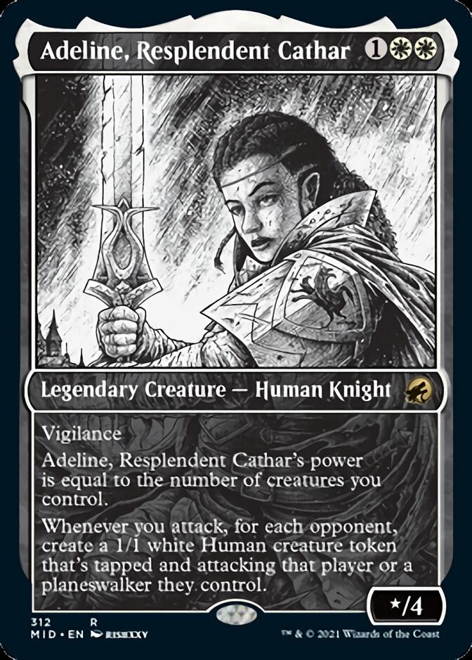 Adeline, Resplendent Cathar (Showcase Eternal Night) [Innistrad: Midnight Hunt] MTG Single Magic: The Gathering    | Red Claw Gaming