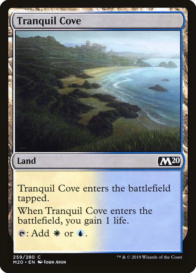 Tranquil Cove [Core Set 2020] MTG Single Magic: The Gathering    | Red Claw Gaming