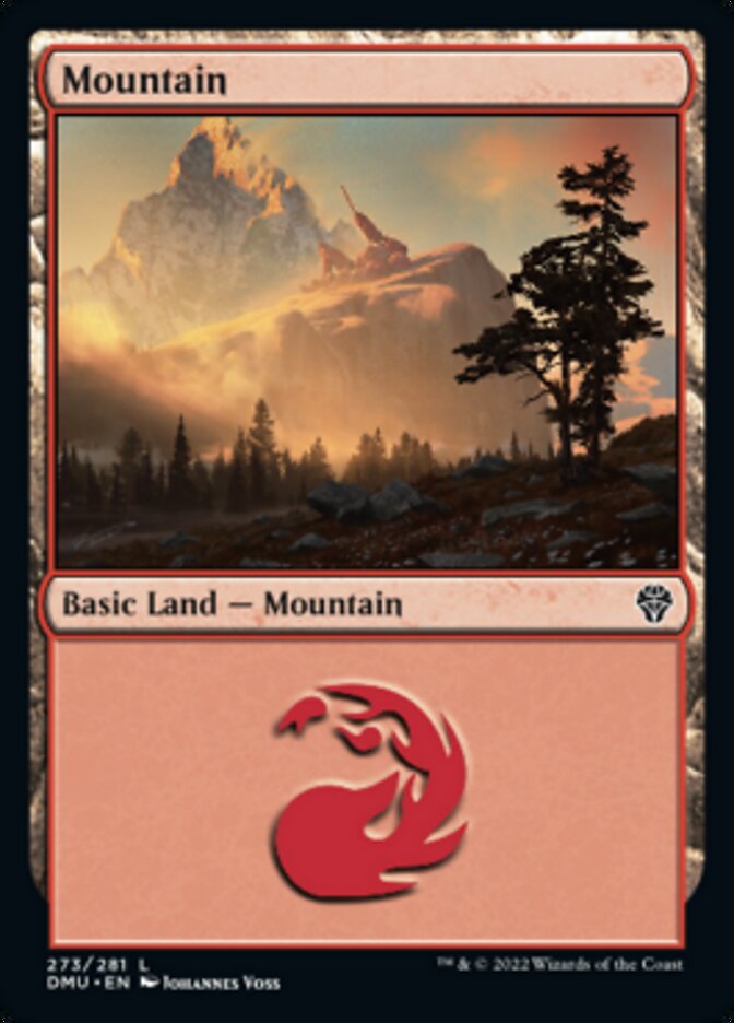 Mountain (273) [Dominaria United] MTG Single Magic: The Gathering    | Red Claw Gaming