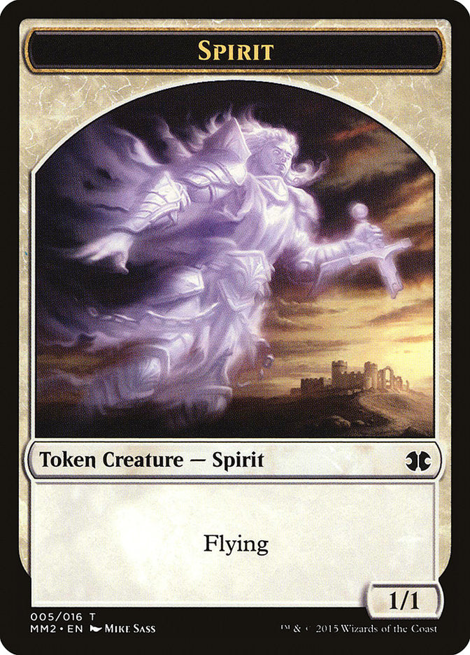 Spirit Token [Modern Masters 2015 Tokens] MTG Single Magic: The Gathering    | Red Claw Gaming