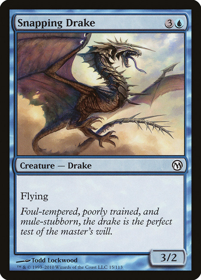 Snapping Drake [Duels of the Planeswalkers] MTG Single Magic: The Gathering    | Red Claw Gaming