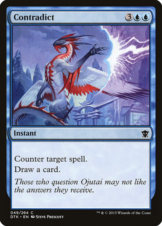 Contradict [Dragons of Tarkir] MTG Single Magic: The Gathering    | Red Claw Gaming
