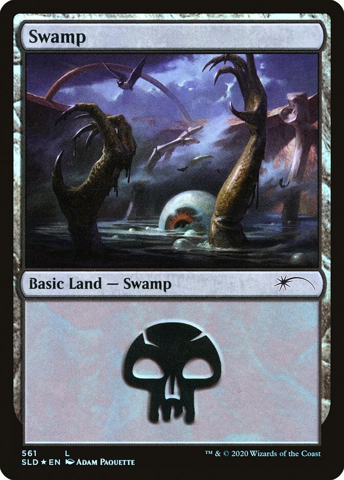 Swamp (Witchcraft) (561) [Secret Lair Drop Promos] MTG Single Magic: The Gathering    | Red Claw Gaming