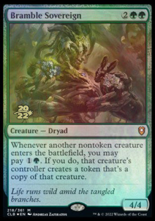 Bramble Sovereign [Commander Legends: Battle for Baldur's Gate Prerelease Promos] MTG Single Magic: The Gathering    | Red Claw Gaming