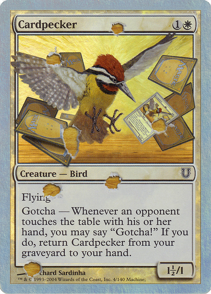 Cardpecker (Alternate Foil) [Unhinged] MTG Single Magic: The Gathering    | Red Claw Gaming