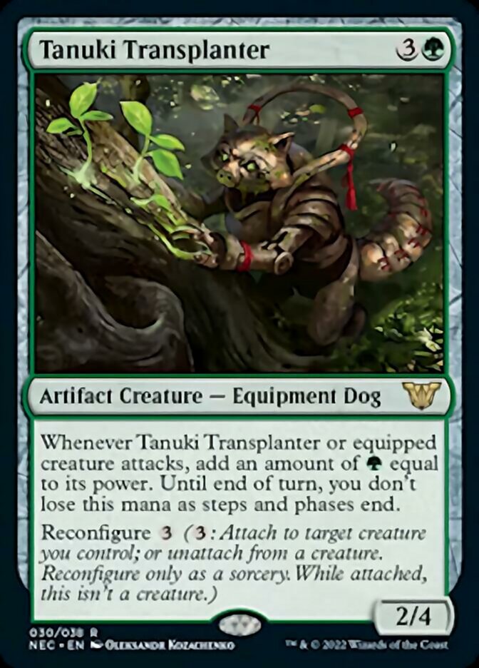 Tanuki Transplanter [Kamigawa: Neon Dynasty Commander] MTG Single Magic: The Gathering    | Red Claw Gaming