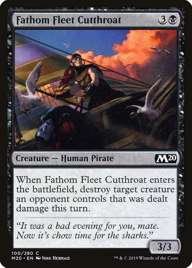 Fathom Fleet Cutthroat [Core Set 2020] MTG Single Magic: The Gathering    | Red Claw Gaming