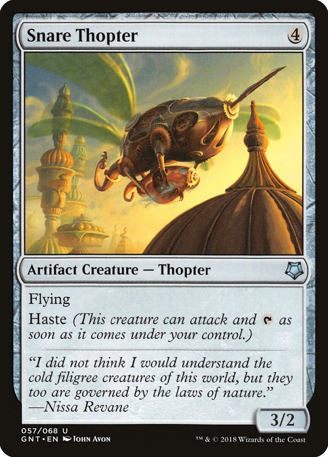 Snare Thopter [Game Night 2018] MTG Single Magic: The Gathering    | Red Claw Gaming