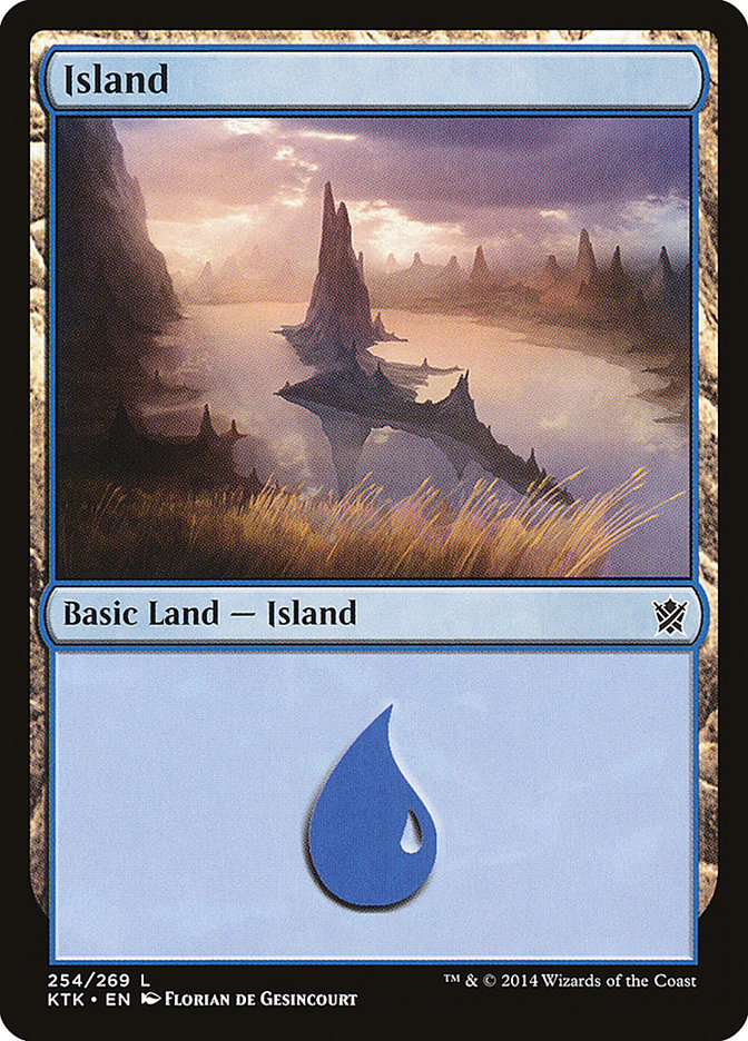 Island (254) [Khans of Tarkir] MTG Single Magic: The Gathering    | Red Claw Gaming