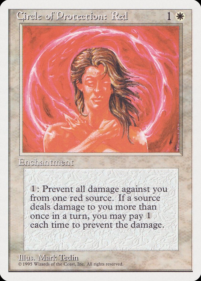 Circle of Protection: Red [Rivals Quick Start Set] MTG Single Magic: The Gathering    | Red Claw Gaming