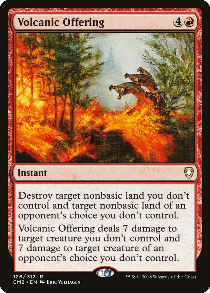 Volcanic Offering [Commander Anthology Volume II] MTG Single Magic: The Gathering    | Red Claw Gaming