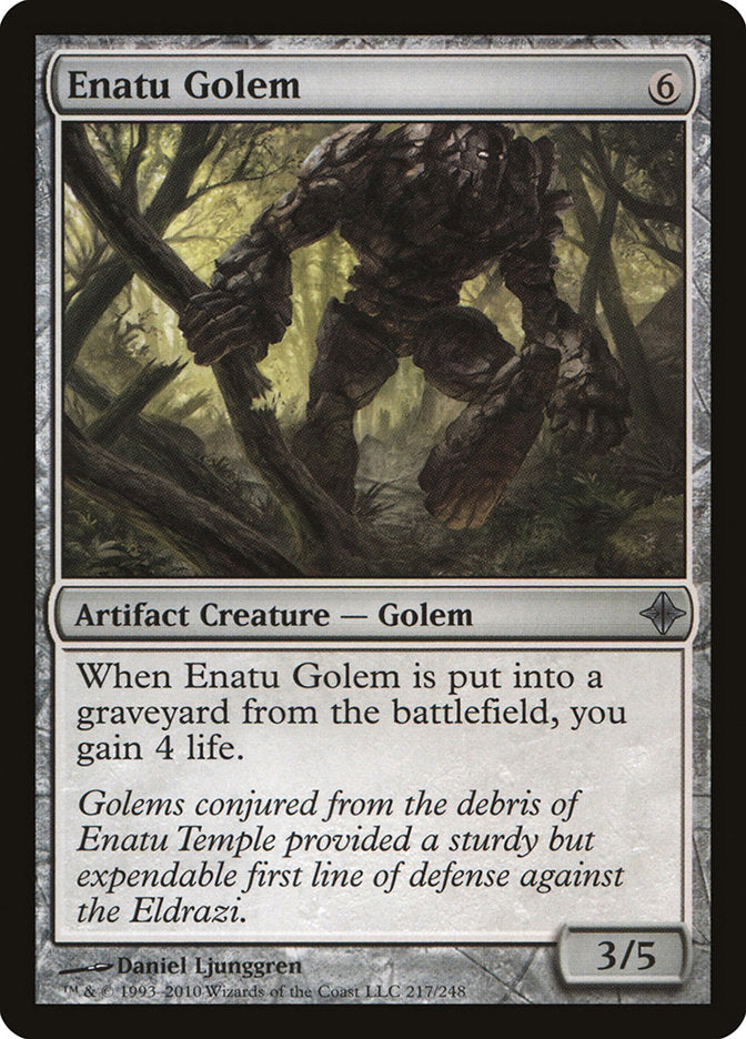 Enatu Golem [Rise of the Eldrazi] MTG Single Magic: The Gathering    | Red Claw Gaming