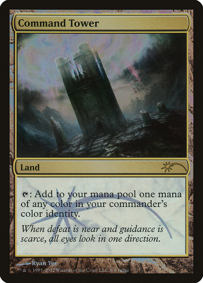 Command Tower [Judge Gift Cards 2012] MTG Single Magic: The Gathering    | Red Claw Gaming