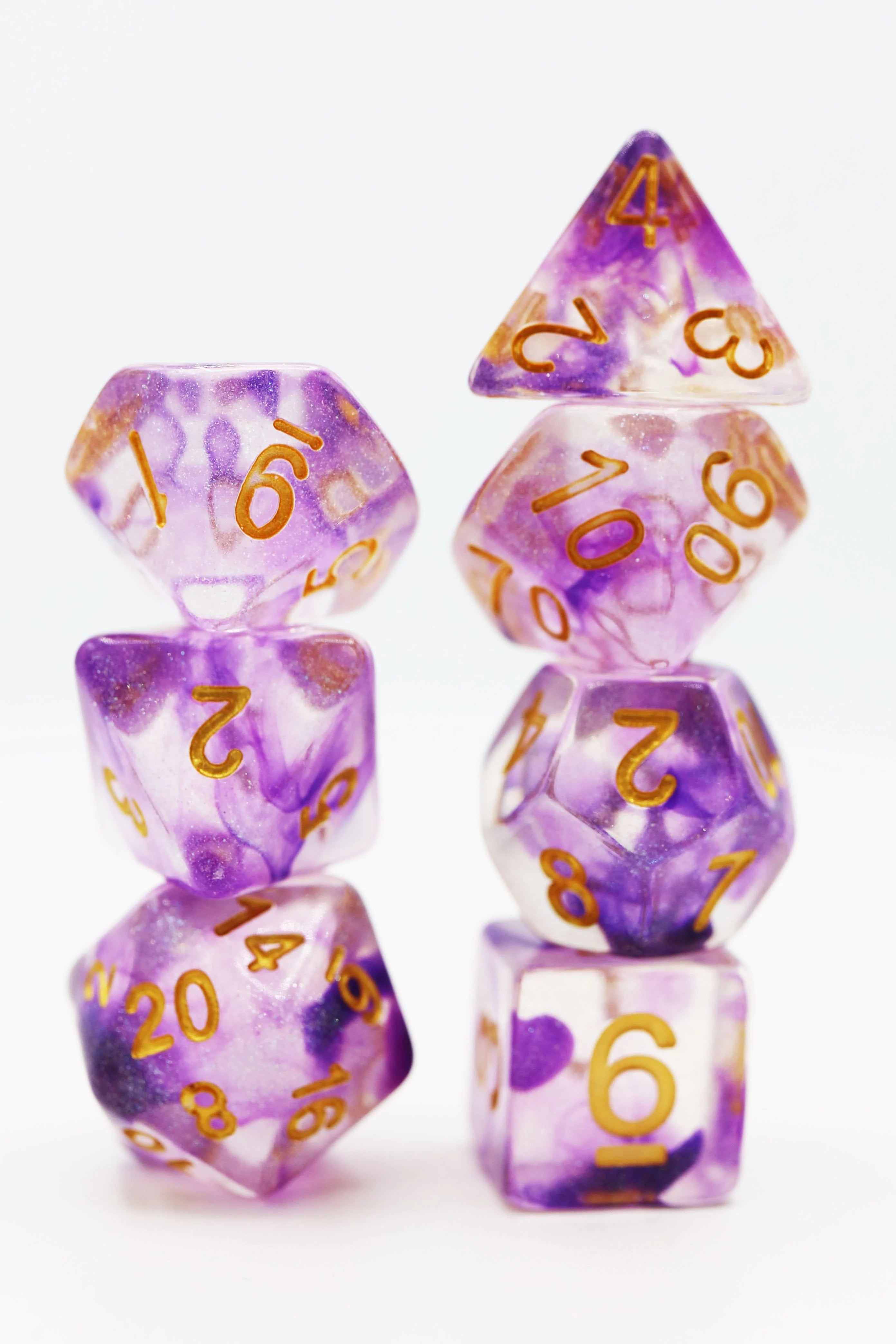 ELECTRIC IRIS RPG DICE SET Dice & Counters Foam Brain Games    | Red Claw Gaming