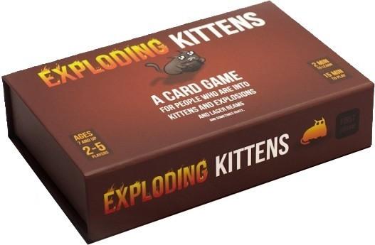 Exploding Kittens First Edition Meow Box Board Game Exploding Kittens    | Red Claw Gaming