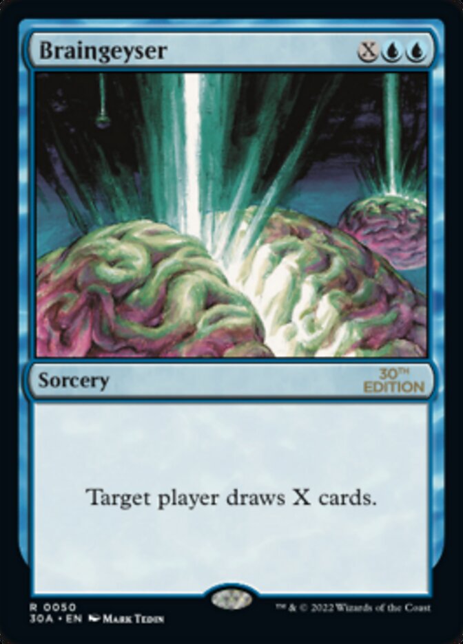 Braingeyser [30th Anniversary Edition] MTG Single Magic: The Gathering    | Red Claw Gaming