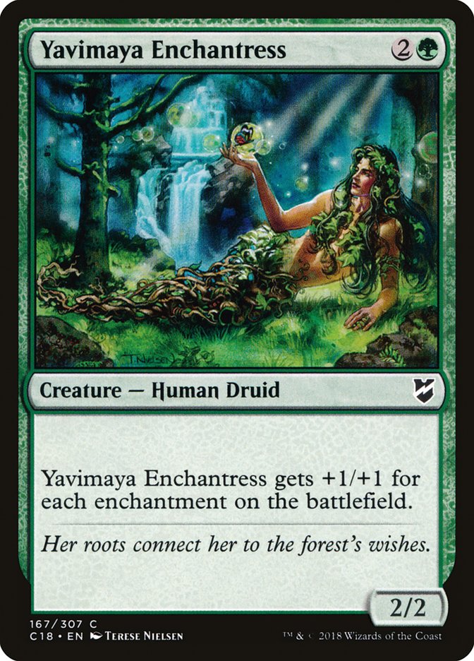 Yavimaya Enchantress [Commander 2018] MTG Single Magic: The Gathering    | Red Claw Gaming