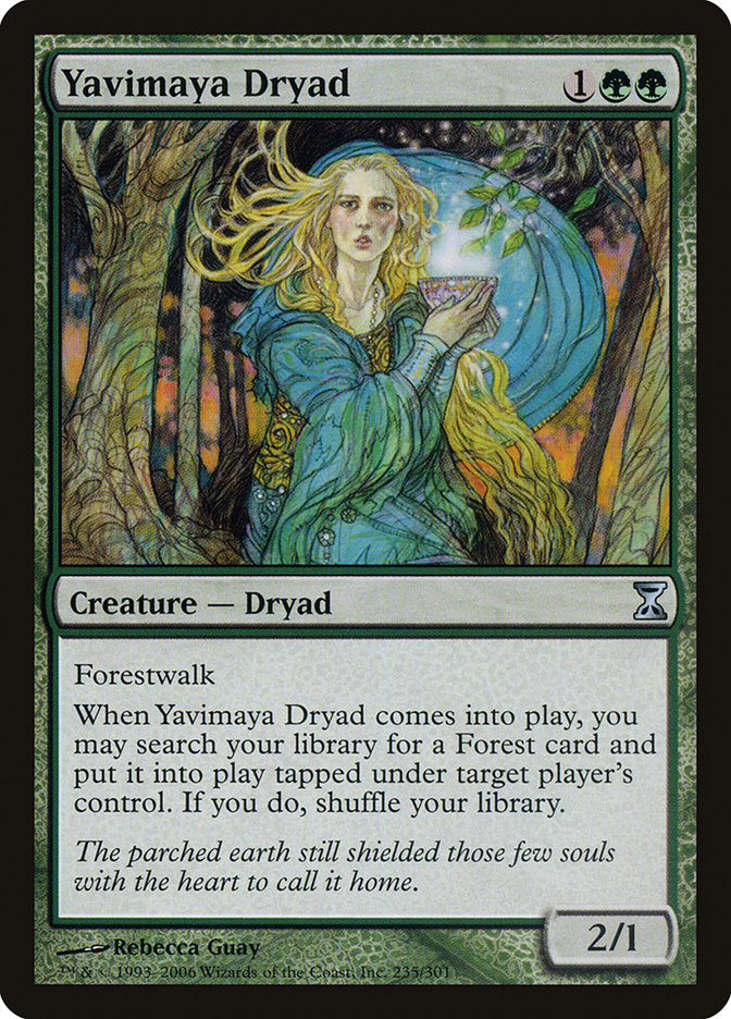 Yavimaya Dryad [Time Spiral] MTG Single Magic: The Gathering    | Red Claw Gaming