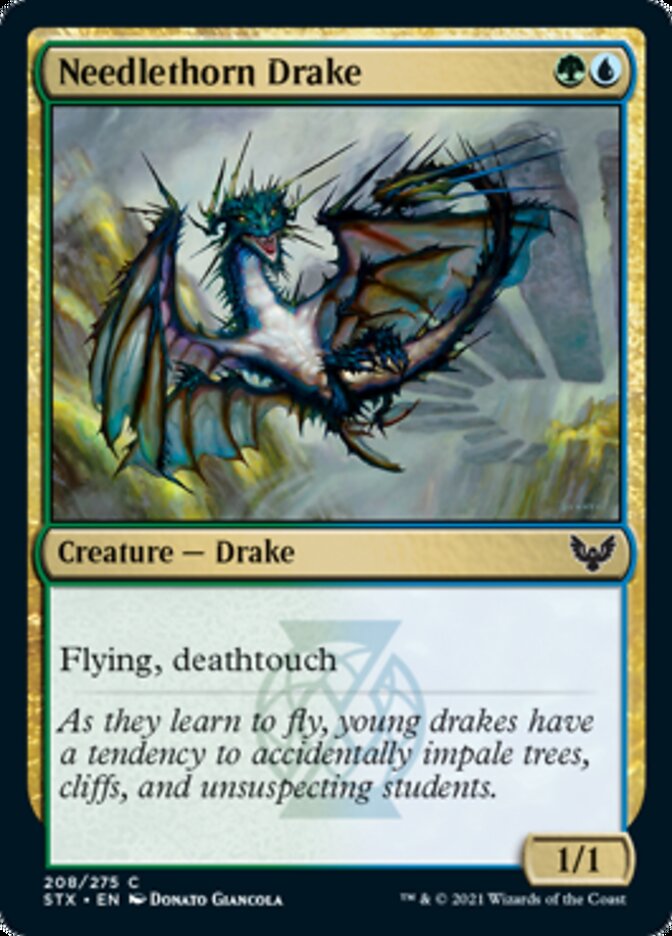 Needlethorn Drake [Strixhaven: School of Mages] MTG Single Magic: The Gathering    | Red Claw Gaming