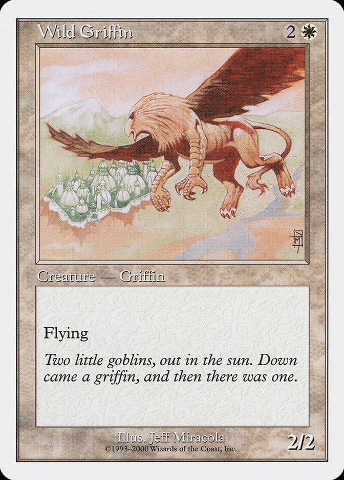 Wild Griffin [Starter 2000] MTG Single Magic: The Gathering    | Red Claw Gaming