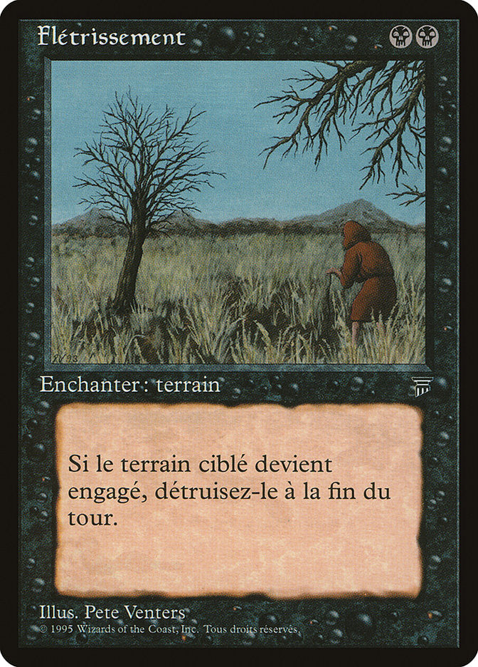 Blight (French) - "Fletrissement" [Renaissance] MTG Single Magic: The Gathering    | Red Claw Gaming