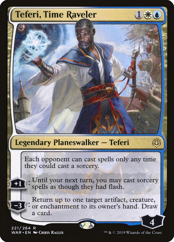 Teferi, Time Raveler [War of the Spark] MTG Single Magic: The Gathering    | Red Claw Gaming