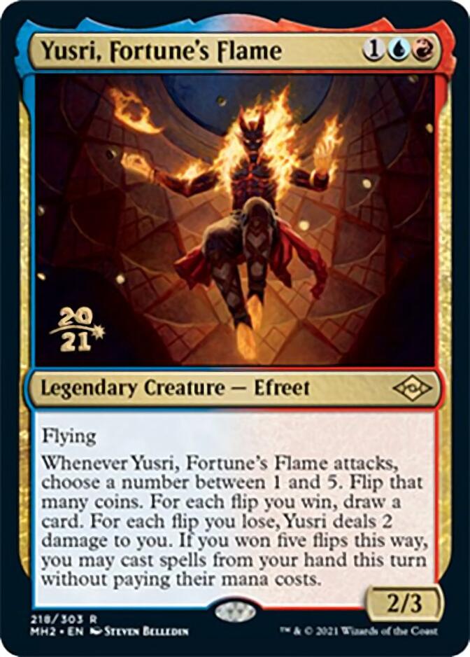 Yusri, Fortune's Flame [Modern Horizons 2 Prerelease Promos] MTG Single Magic: The Gathering    | Red Claw Gaming