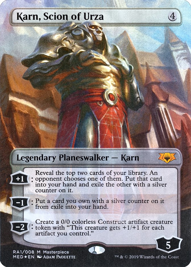 Karn, Scion of Urza [Mythic Edition] MTG Single Magic: The Gathering    | Red Claw Gaming