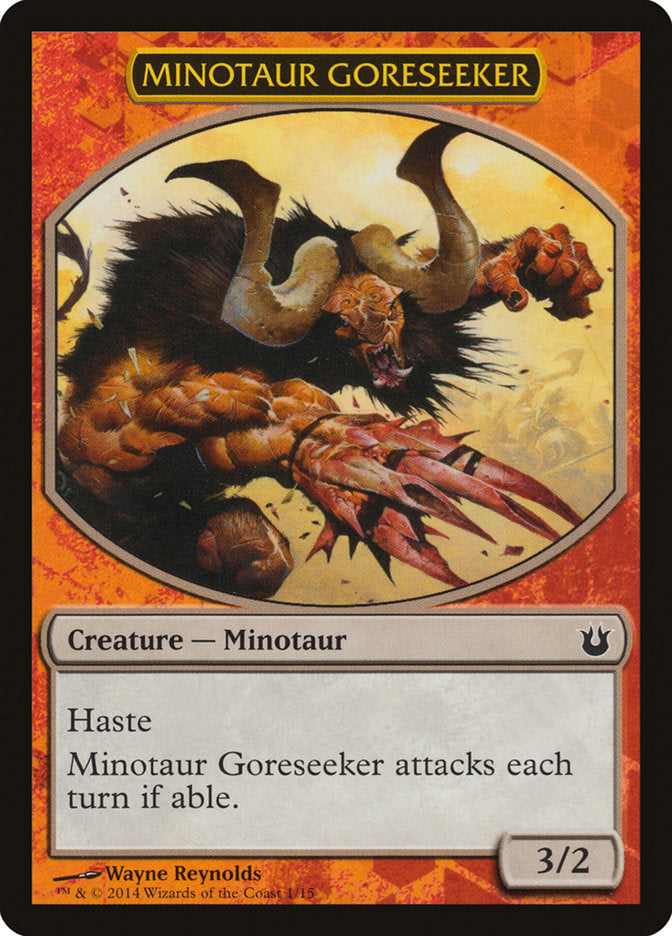 Minotaur Goreseeker [Born of the Gods Battle the Horde] MTG Single Magic: The Gathering    | Red Claw Gaming