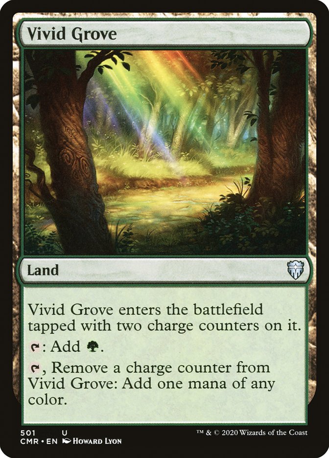 Vivid Grove [Commander Legends] MTG Single Magic: The Gathering    | Red Claw Gaming