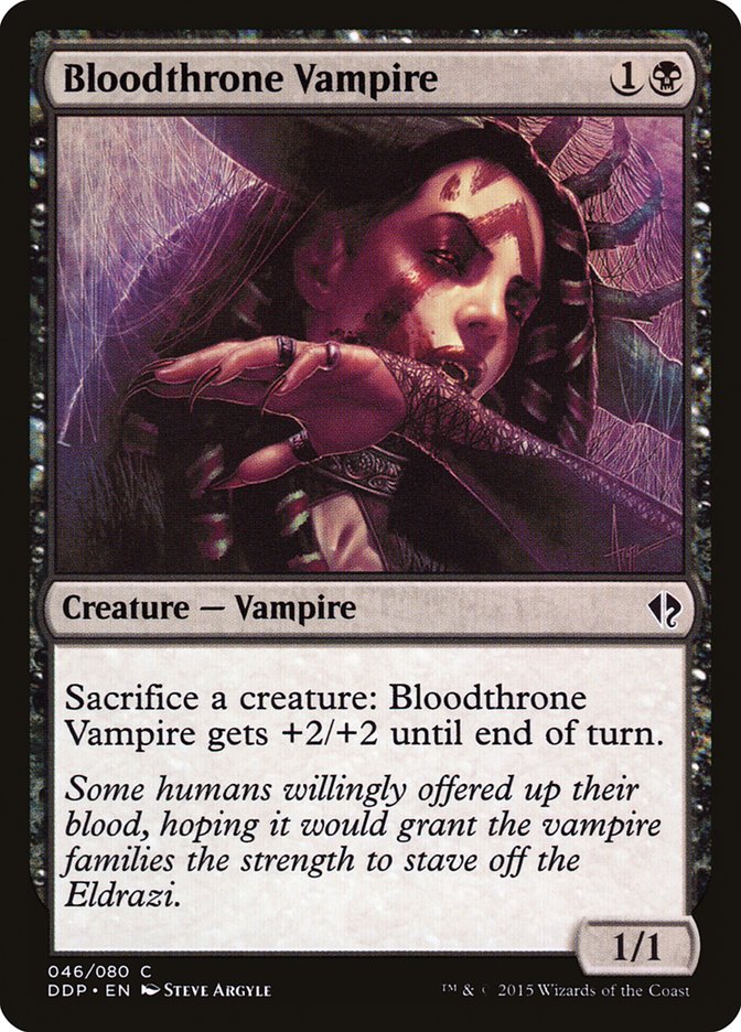 Bloodthrone Vampire [Duel Decks: Zendikar vs. Eldrazi] MTG Single Magic: The Gathering    | Red Claw Gaming