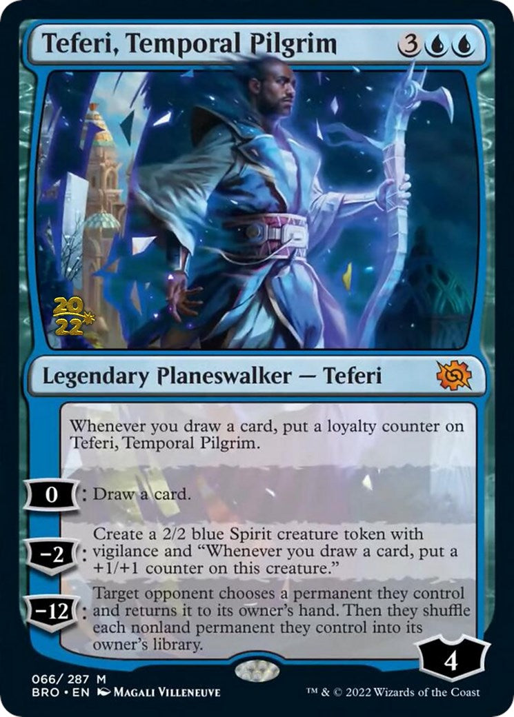 Teferi, Temporal Pilgrim [The Brothers' War Prerelease Promos] MTG Single Magic: The Gathering    | Red Claw Gaming