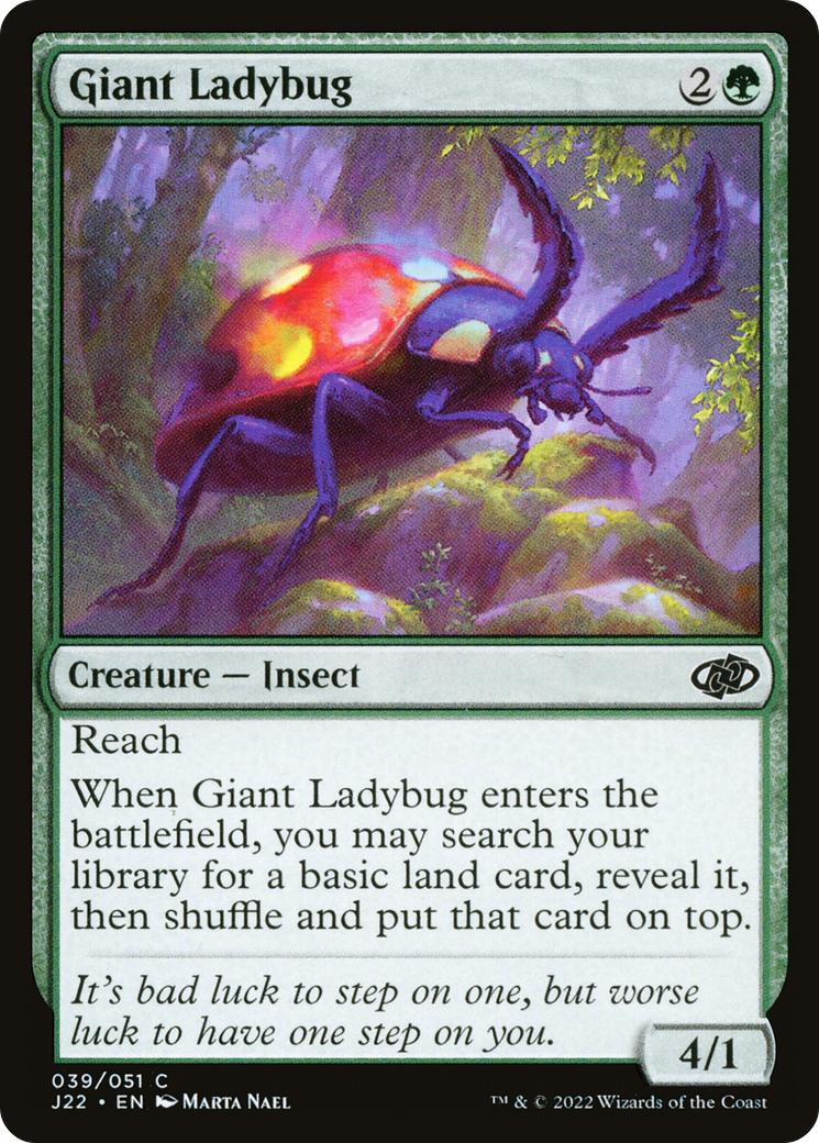 Giant Ladybug [Jumpstart 2022] MTG Single Magic: The Gathering    | Red Claw Gaming