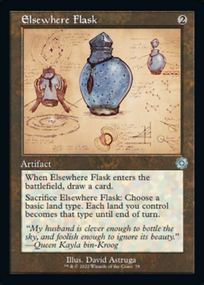 Elsewhere Flask (Retro Schematic) [The Brothers' War Retro Artifacts] MTG Single Magic: The Gathering    | Red Claw Gaming