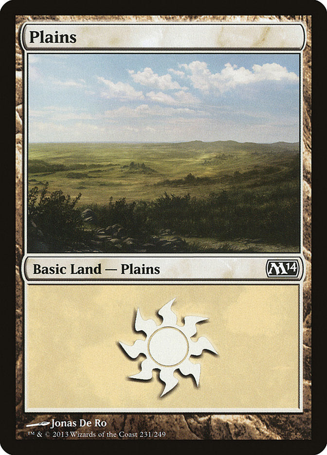 Plains (231) [Magic 2014] MTG Single Magic: The Gathering    | Red Claw Gaming