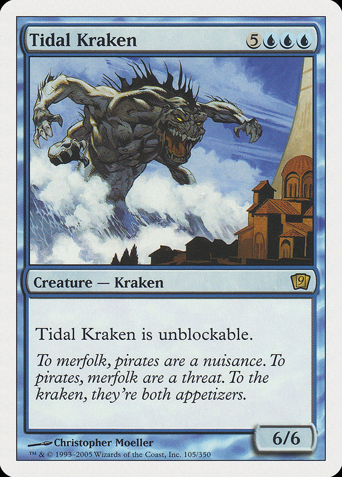 Tidal Kraken [Ninth Edition] MTG Single Magic: The Gathering    | Red Claw Gaming