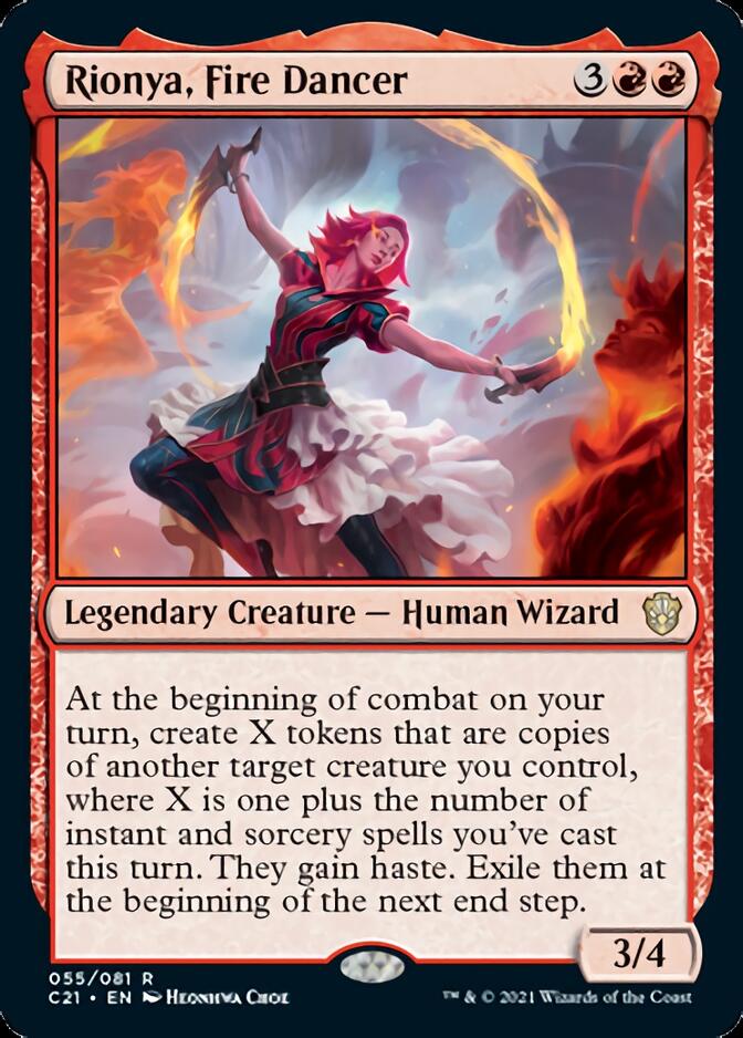 Rionya, Fire Dancer [Commander 2021] MTG Single Magic: The Gathering    | Red Claw Gaming