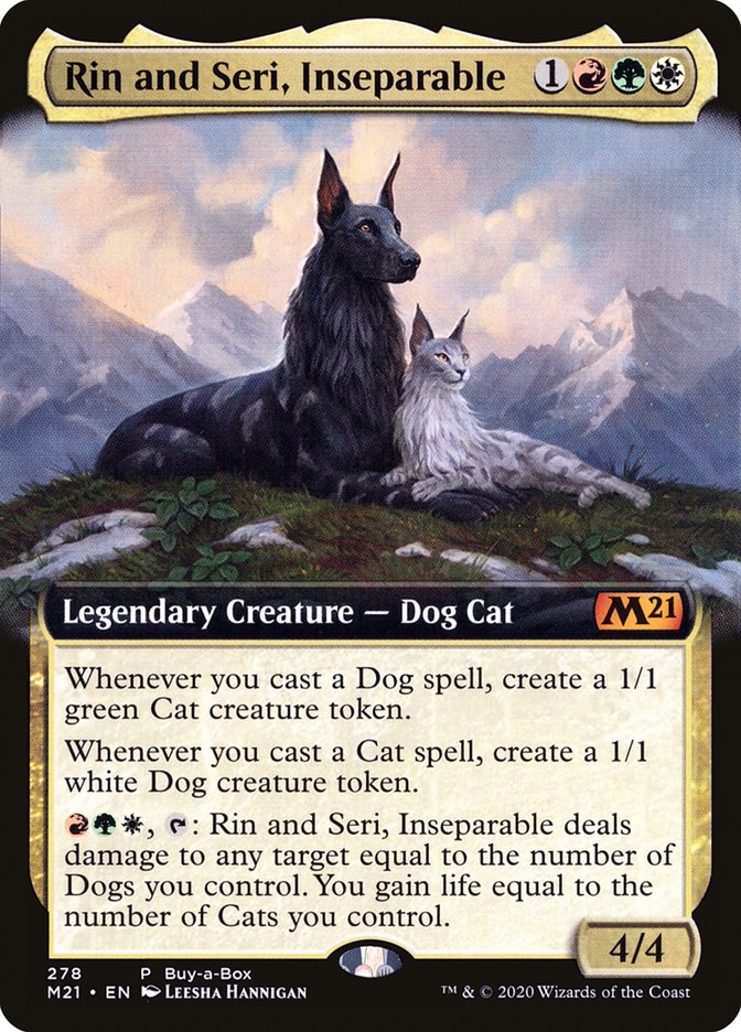 Rin and Seri, Inseparable (Buy-A-Box) [Core Set 2021] MTG Single Magic: The Gathering    | Red Claw Gaming