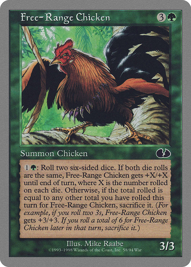 Free-Range Chicken [Unglued] MTG Single Magic: The Gathering    | Red Claw Gaming