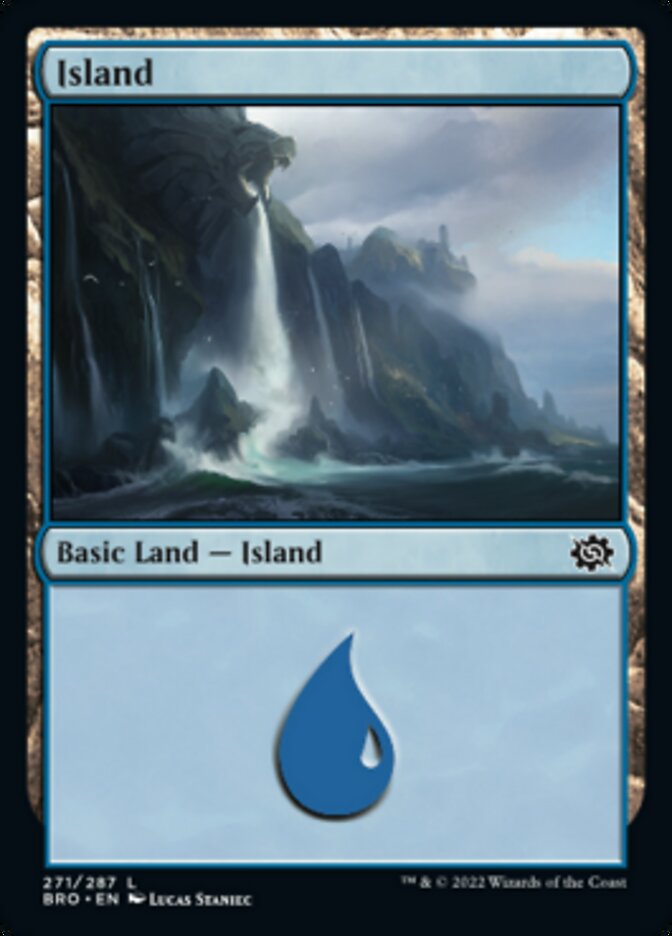 Island (271) [The Brothers' War] MTG Single Magic: The Gathering    | Red Claw Gaming