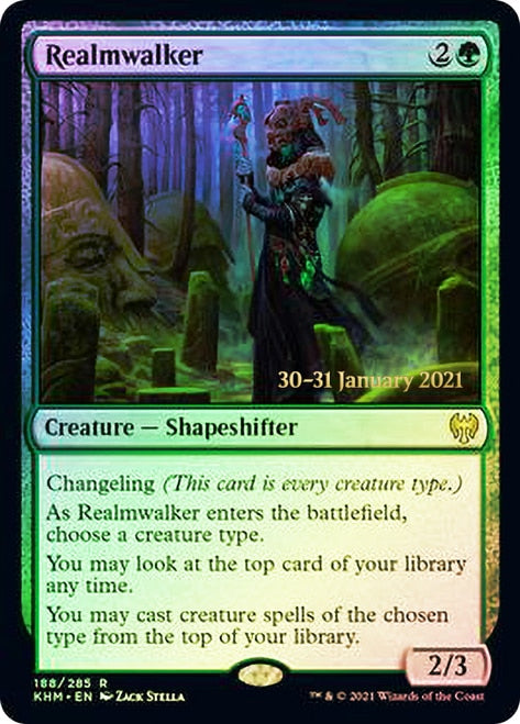 Realmwalker [Kaldheim Prerelease Promos] MTG Single Magic: The Gathering    | Red Claw Gaming