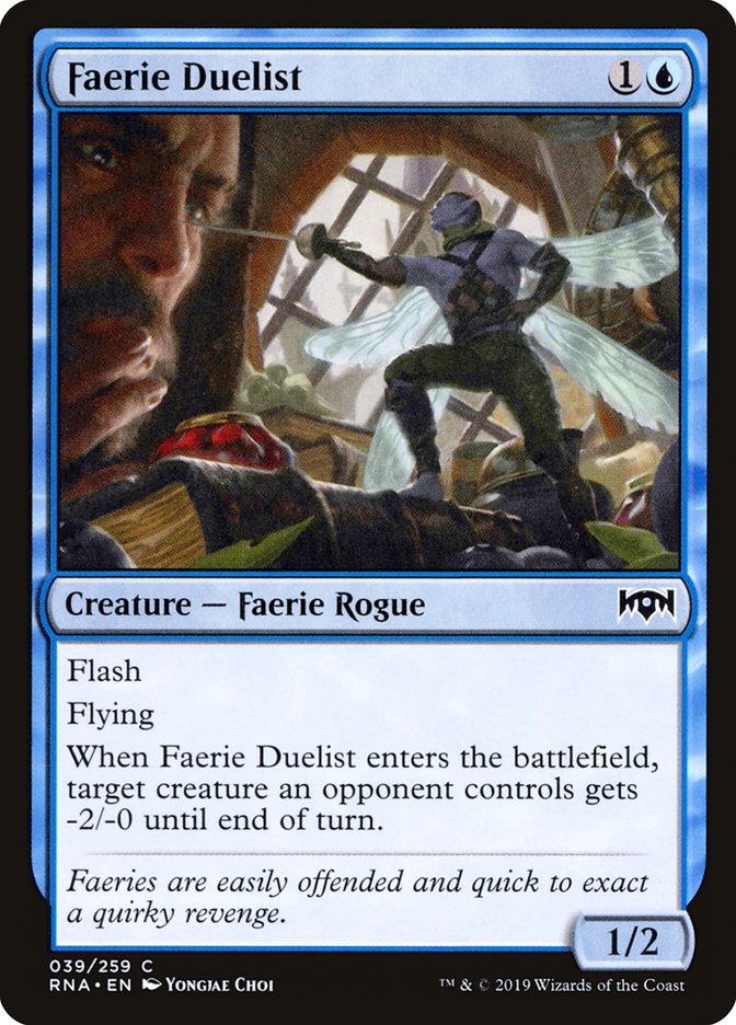 Faerie Duelist [Ravnica Allegiance] MTG Single Magic: The Gathering    | Red Claw Gaming