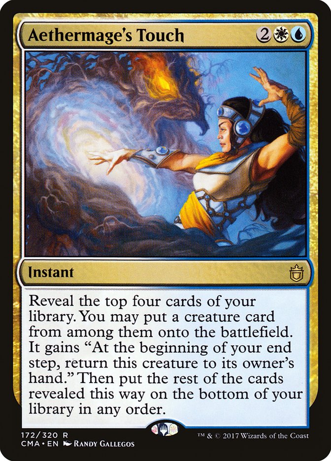 Aethermage's Touch [Commander Anthology] MTG Single Magic: The Gathering    | Red Claw Gaming