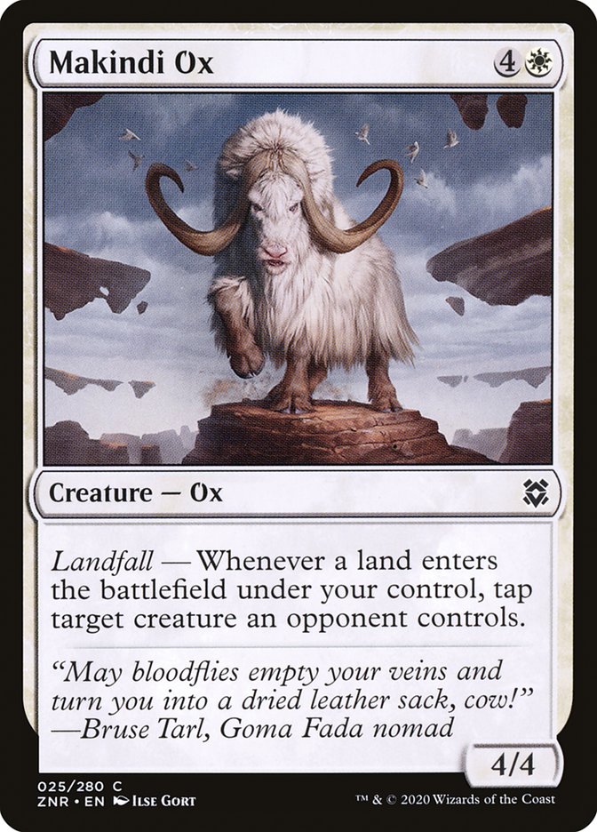 Makindi Ox [Zendikar Rising] MTG Single Magic: The Gathering    | Red Claw Gaming