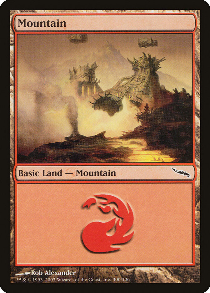 Mountain (300) [Mirrodin] MTG Single Magic: The Gathering    | Red Claw Gaming