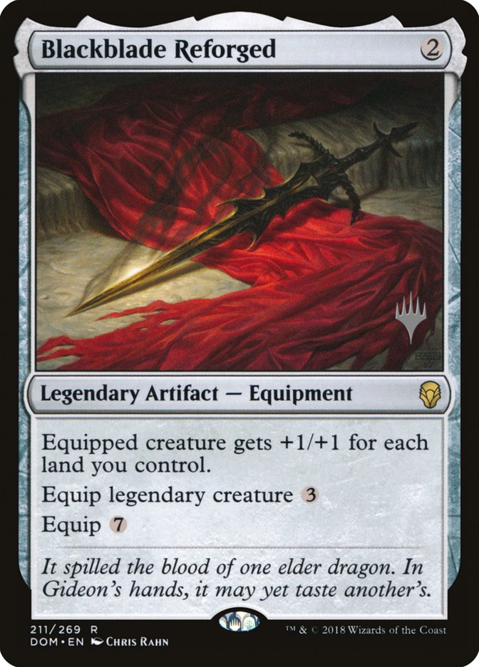 Blackblade Reforged (Promo Pack) [Dominaria Promos] MTG Single Magic: The Gathering    | Red Claw Gaming