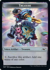 Teddy Bear // Treasure (013) Double-Sided Token [Unfinity Tokens] MTG Single Magic: The Gathering    | Red Claw Gaming