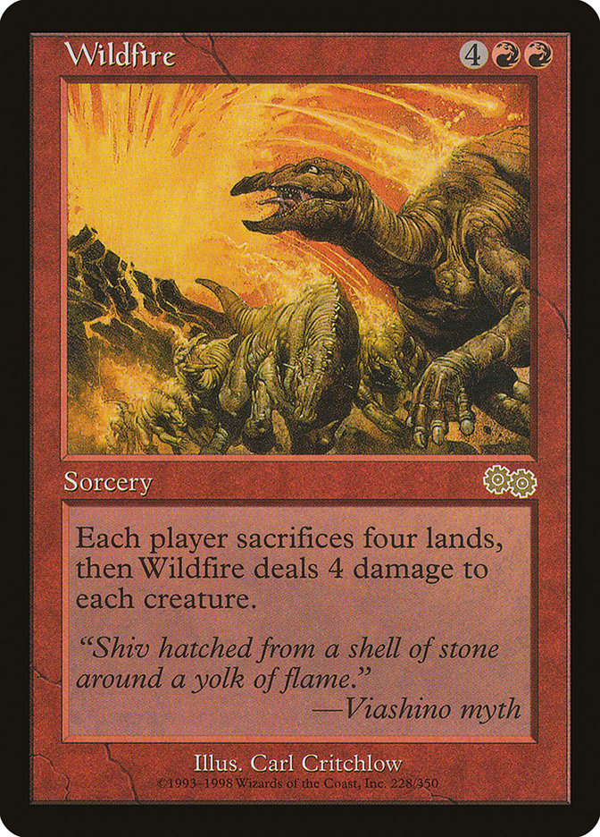 Wildfire [Urza's Saga] MTG Single Magic: The Gathering    | Red Claw Gaming