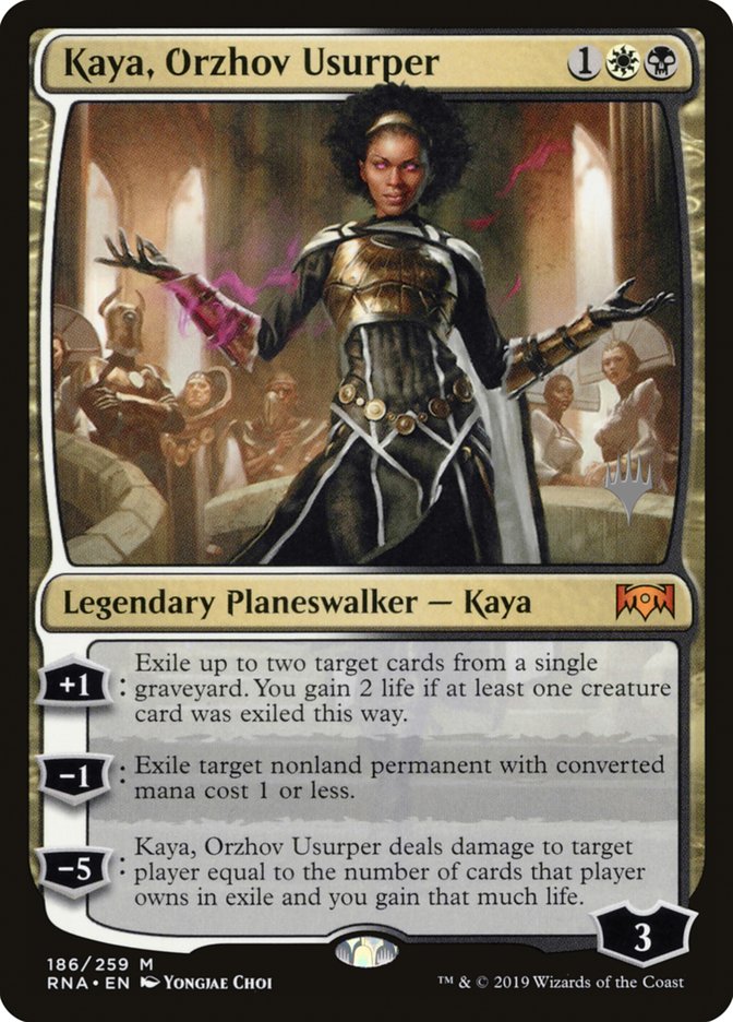 Kaya, Orzhov Usurper (Promo Pack) [Ravnica Allegiance Promos] MTG Single Magic: The Gathering    | Red Claw Gaming